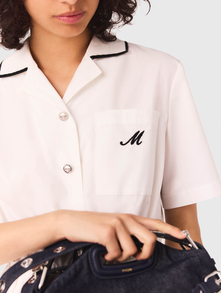 Short-sleeve shirt dress