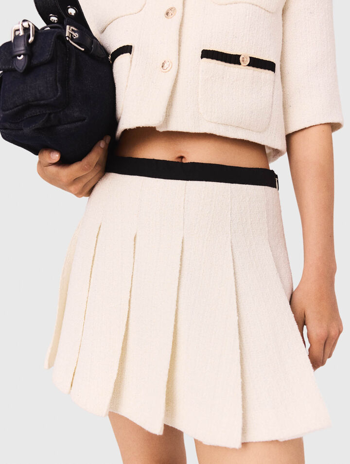 Tweed skort