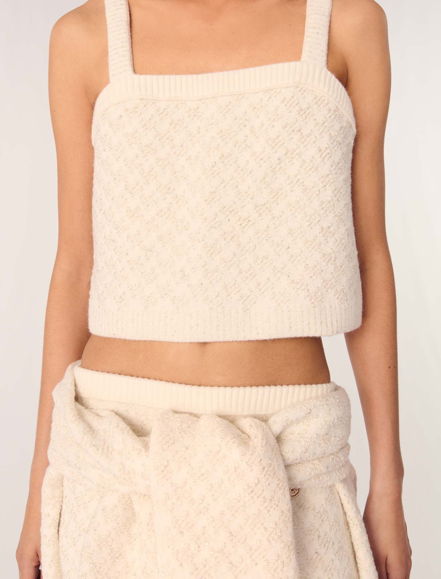 meing peplum tweed tops【新品未使用】 meing peplum tweed tops【新品未使用】 トップス