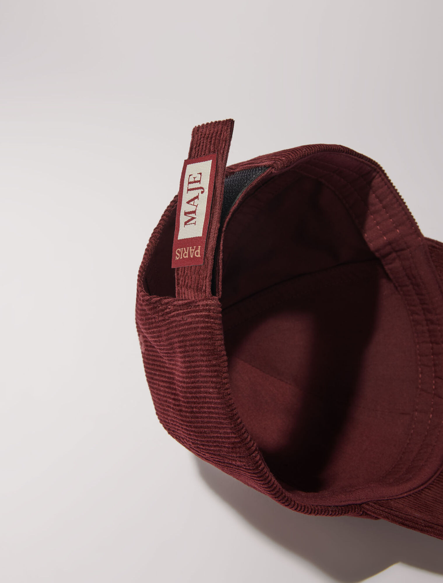 Corduroy cap