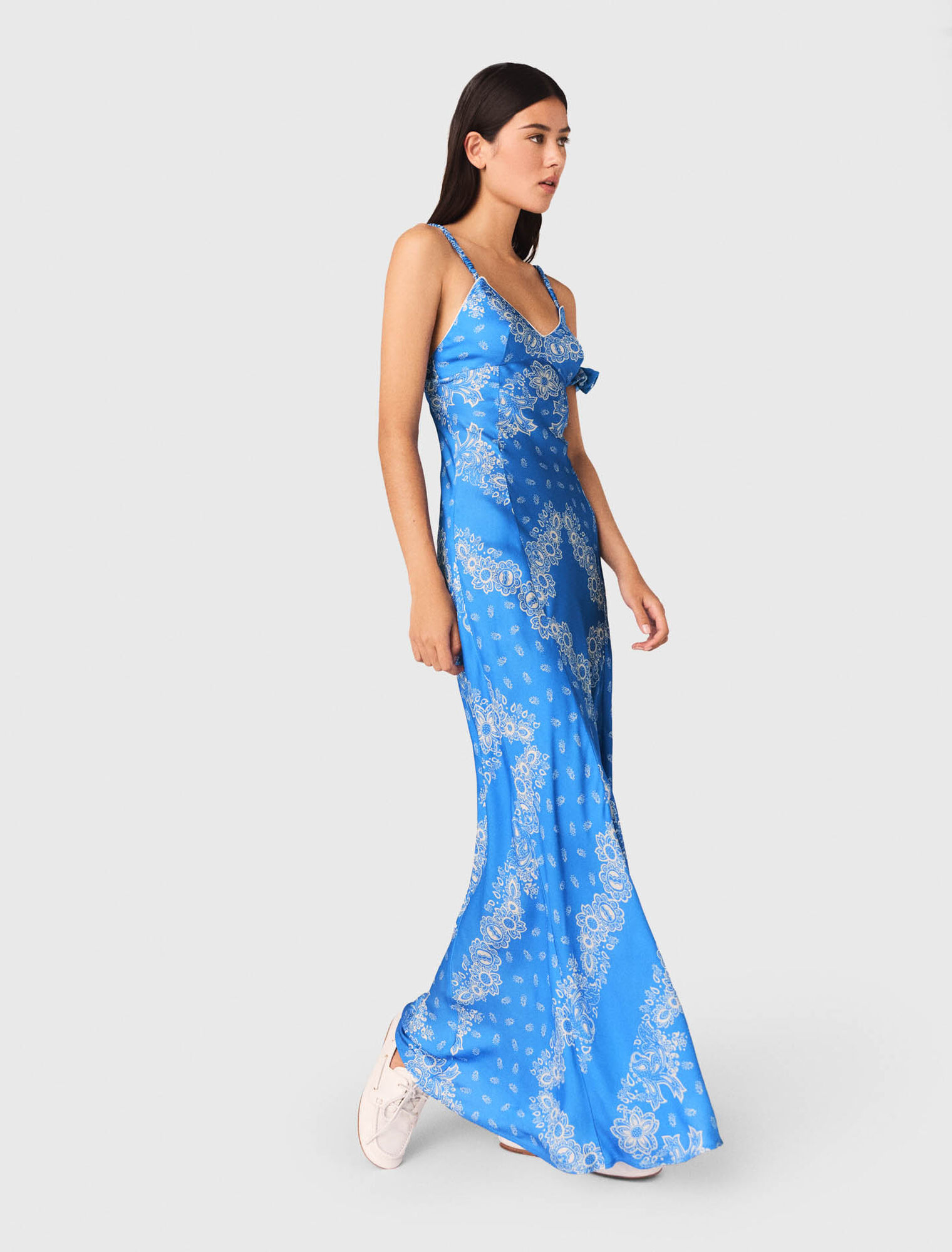 Patterned maxi dress