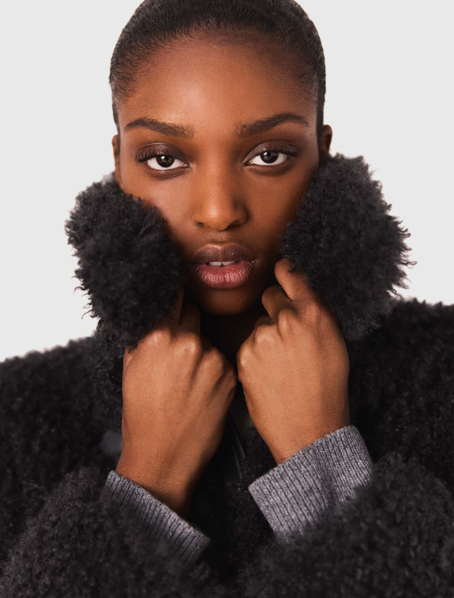 Short curly coat