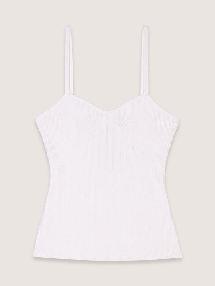 Rib knit top