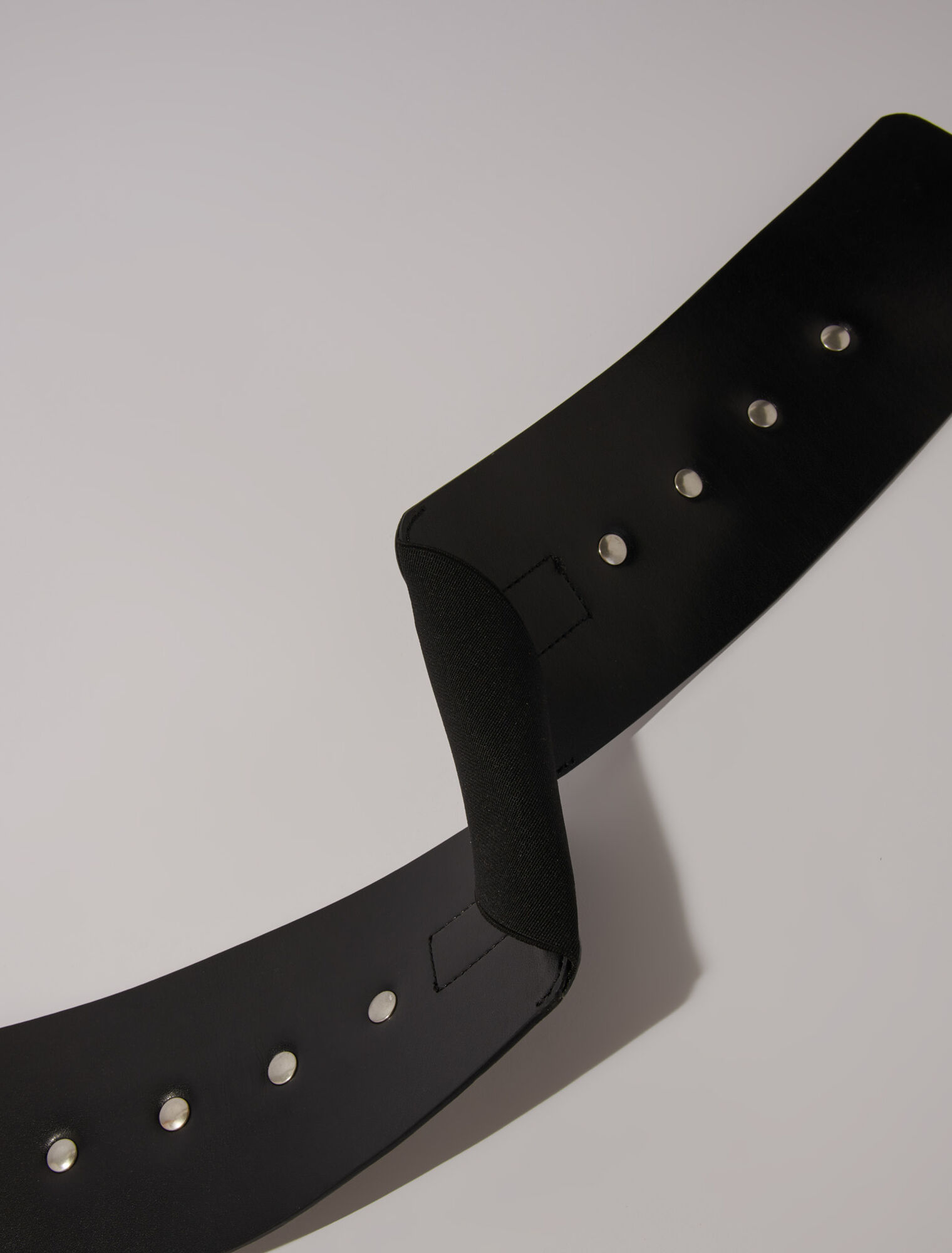 Leather corset belt