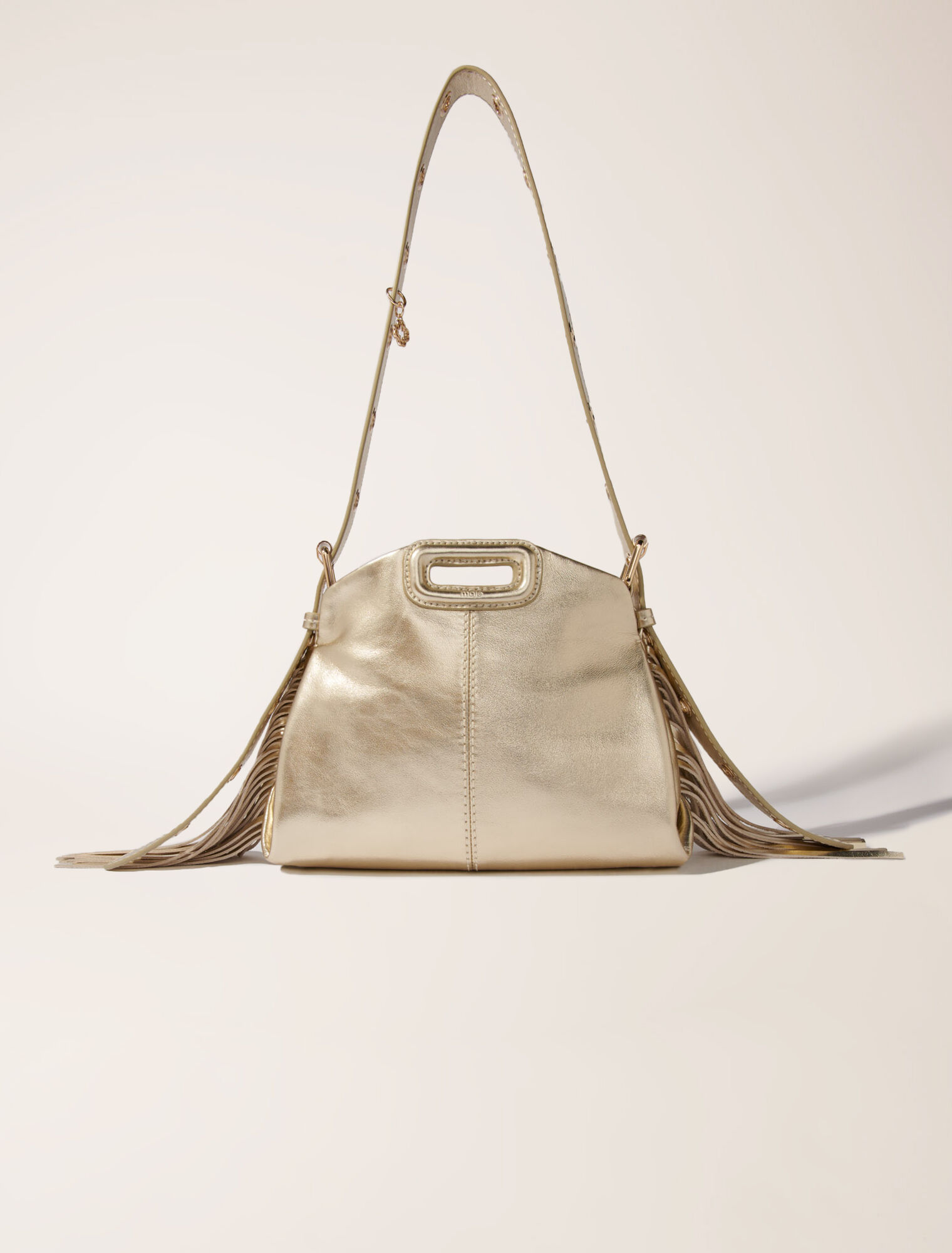 Metallic leather Miss M Mini bag