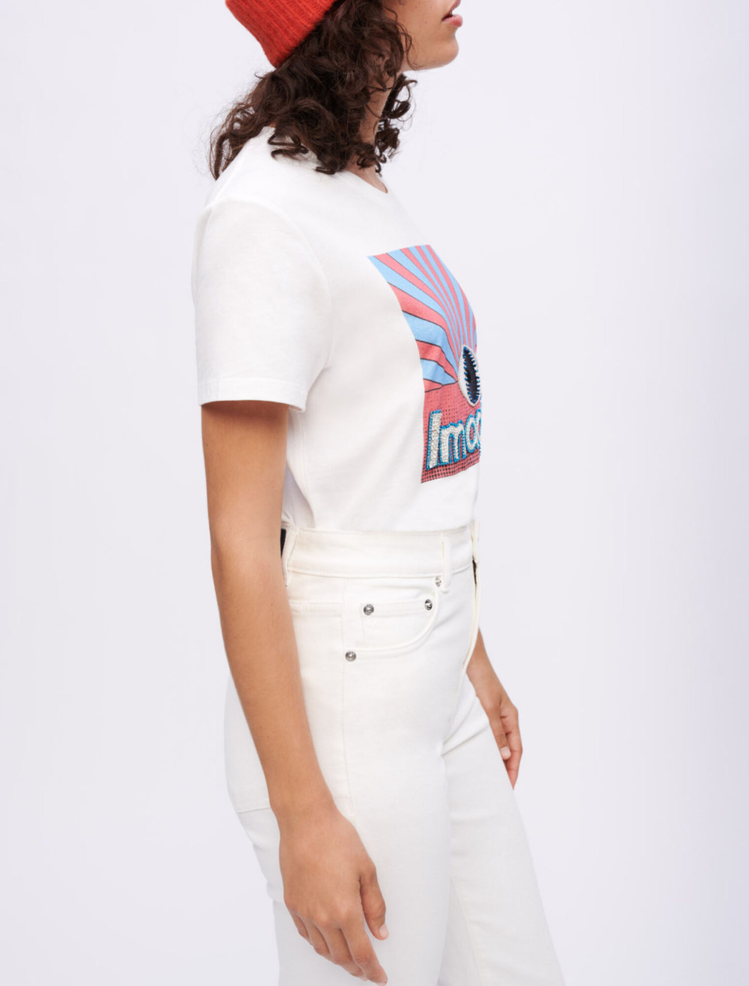 Silkscreen printed T-shirt