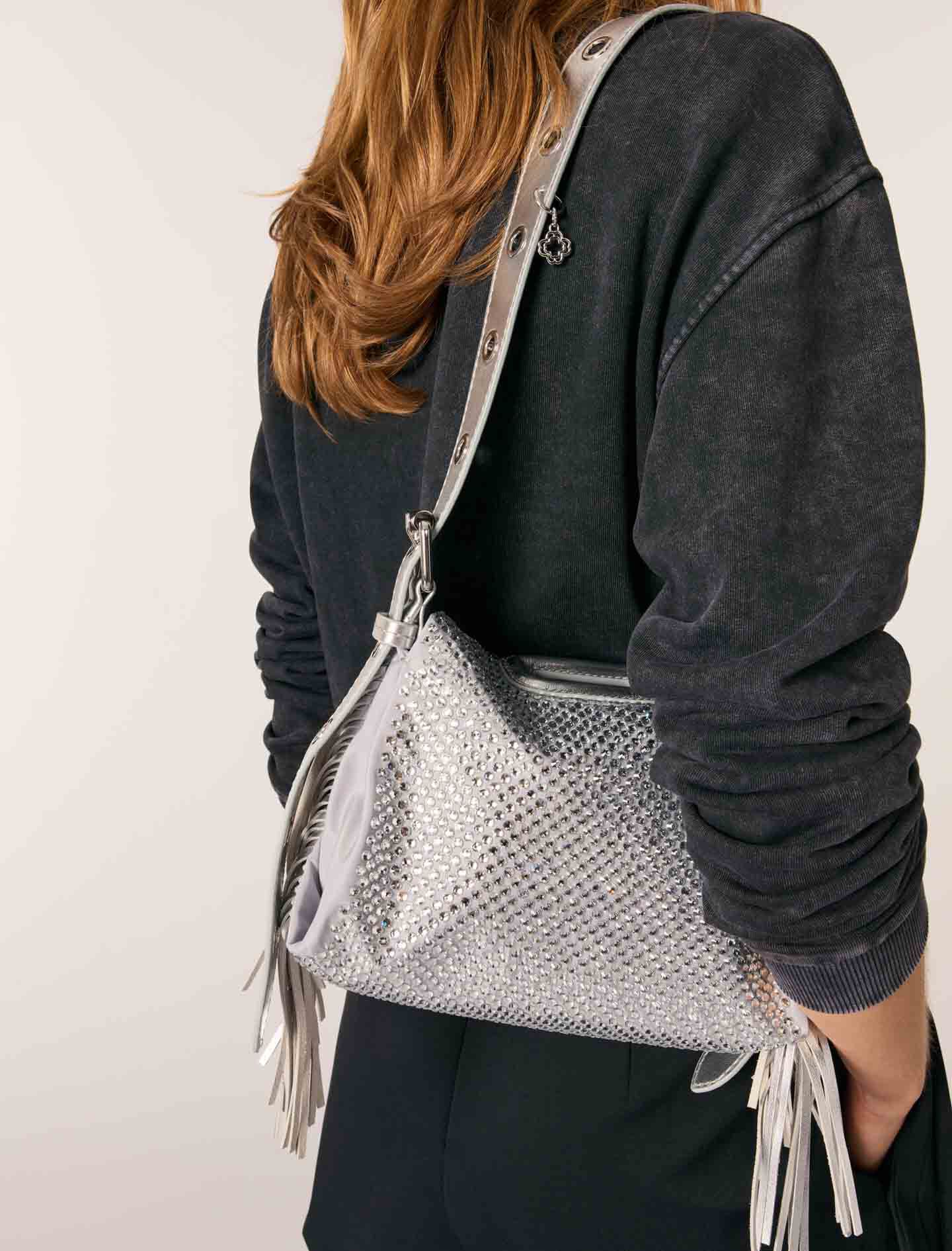 Miss M Mini rhinestone bag - Miss M Mini | Maje