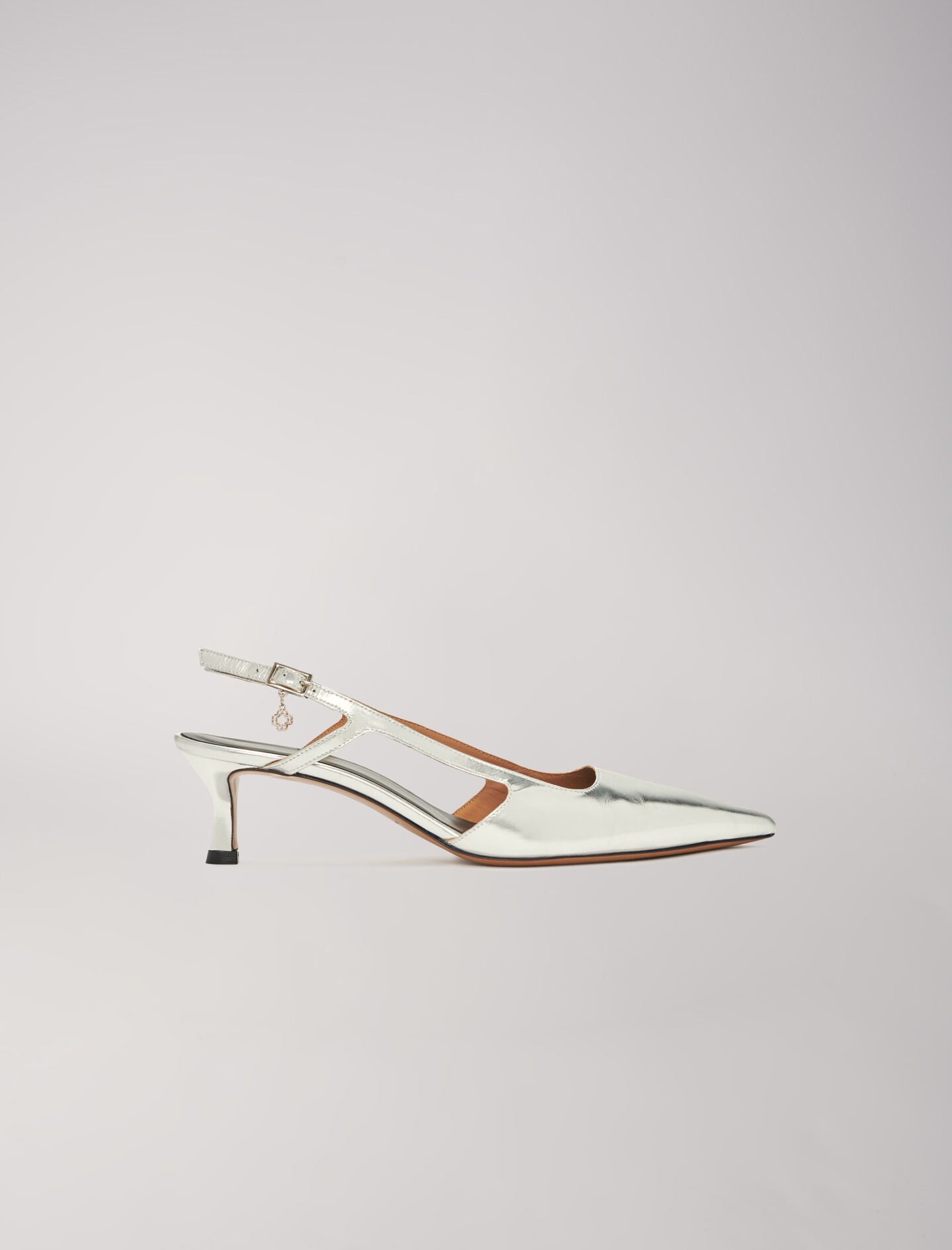 Silver small heels shop