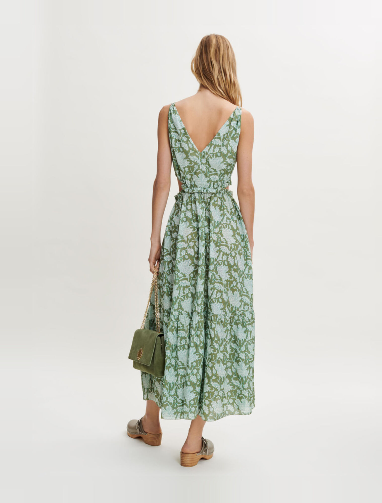 Printed cotton dress