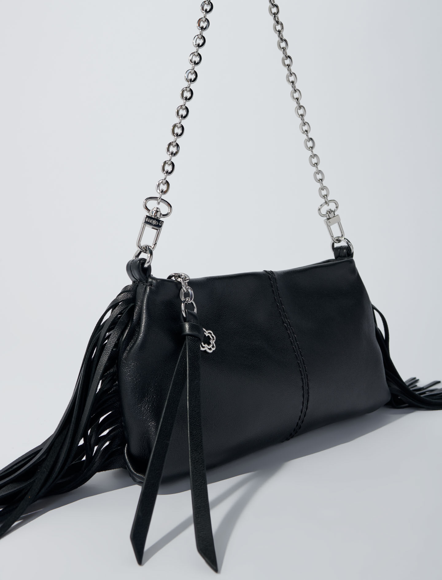 Miss M plain leather clutch bag Miss M Pouch Maje
