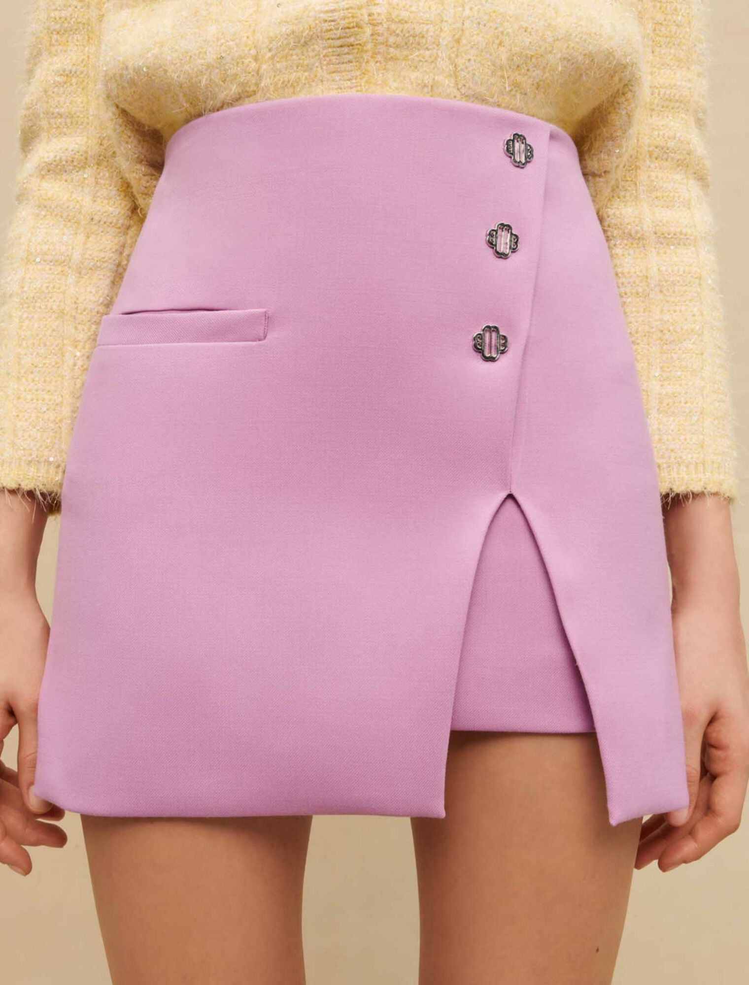 Miniskirt with Buttons
