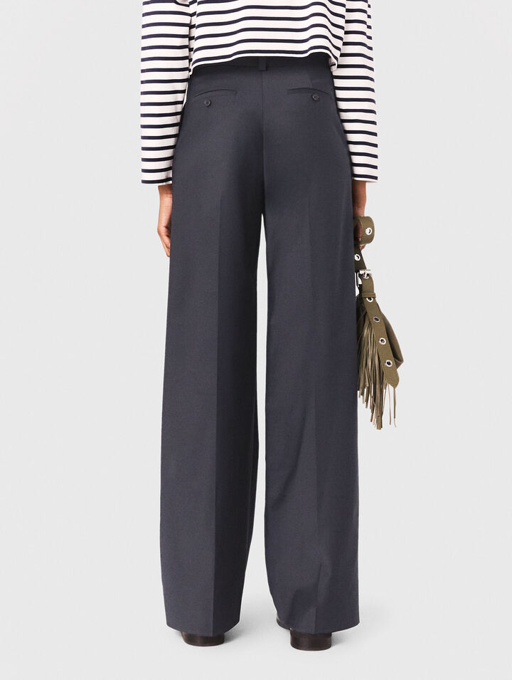 Suit trousers with chain detail