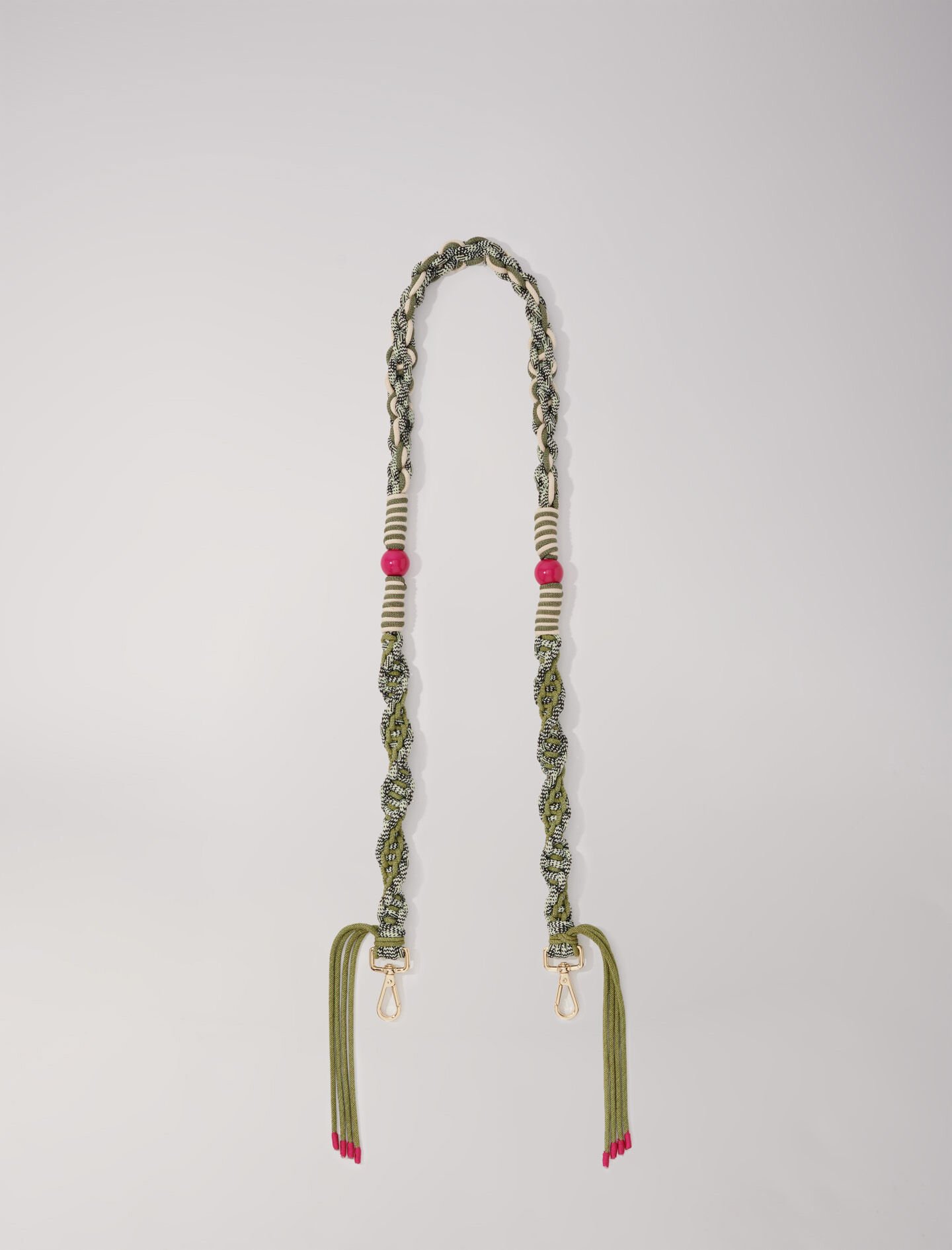 Braided shoulder strap Maje