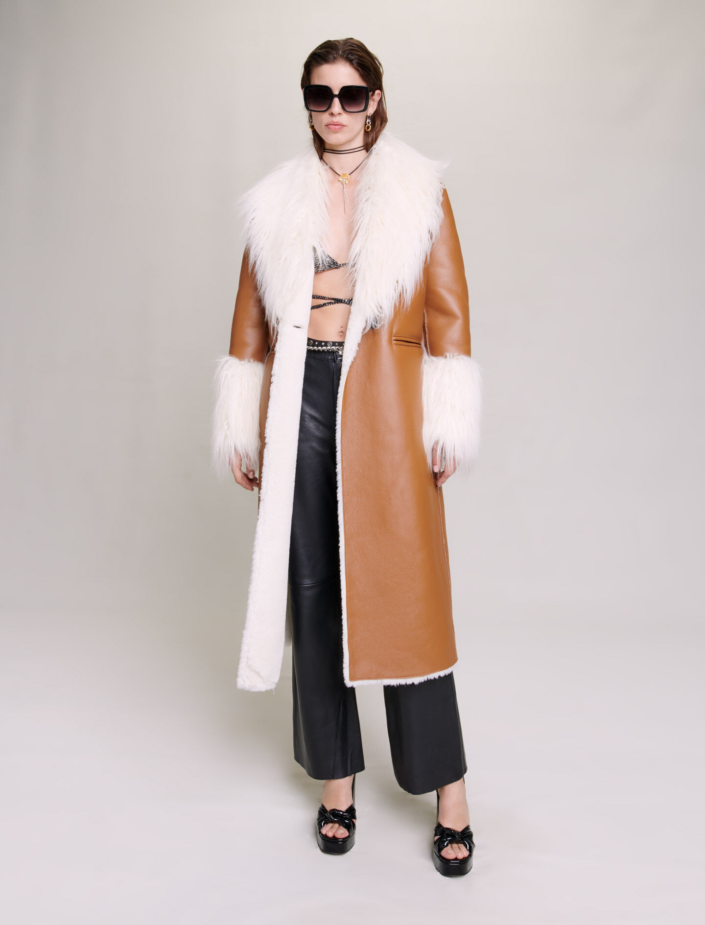 Maje faux fur shop