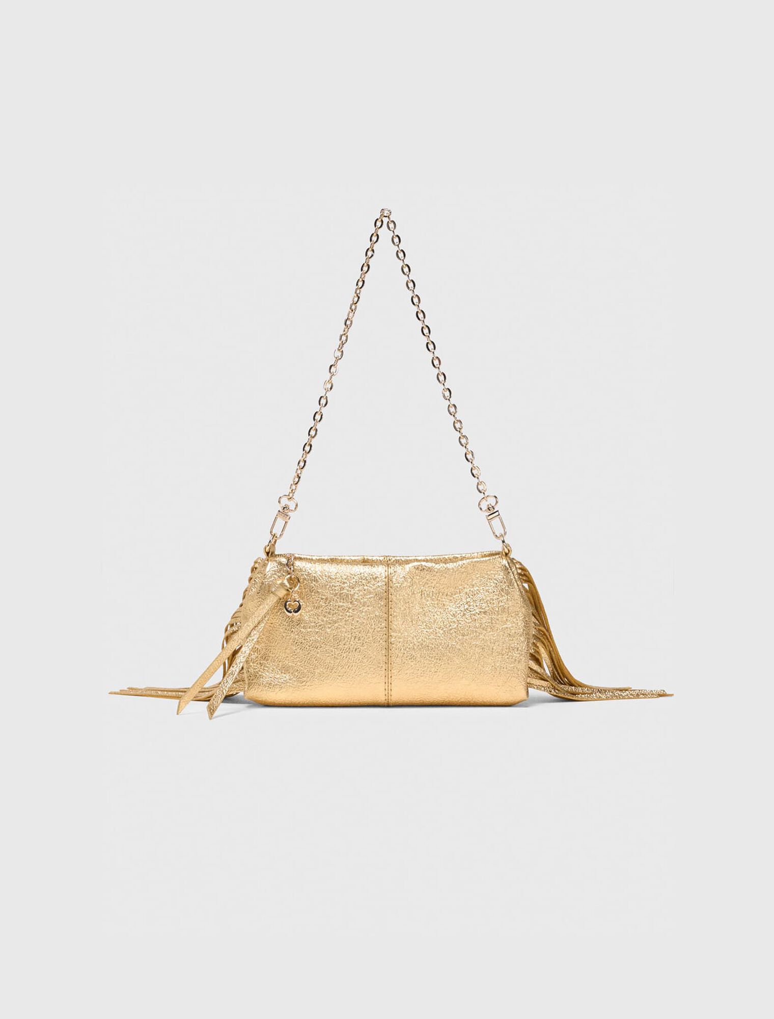 Miss M Metallic Pouch Bag