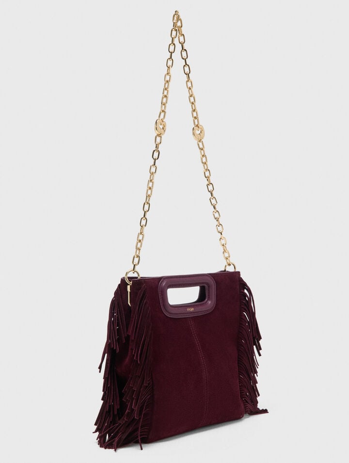 Suede M bag