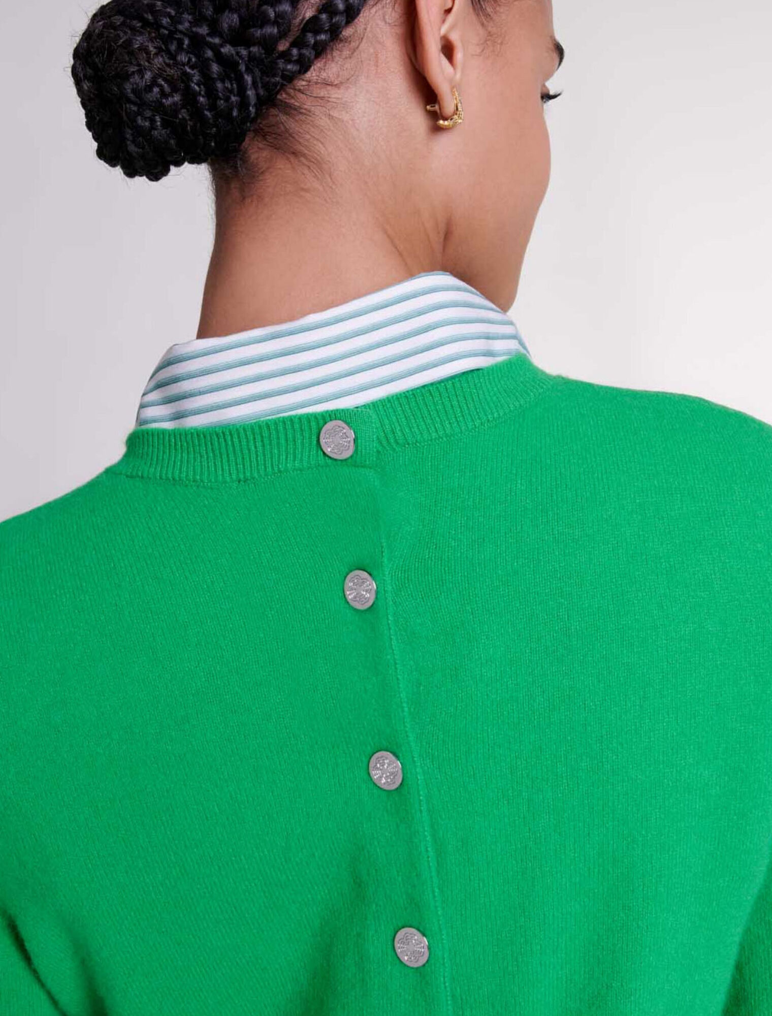 Cashmere and wool cardigan