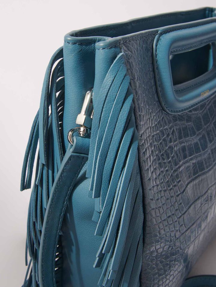 Mock croc M bag