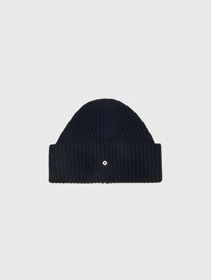 Wool and cashmere hat