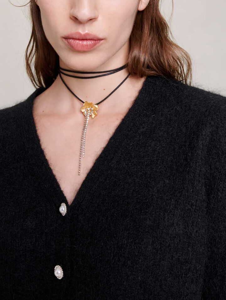 Wool and mohair cardigan