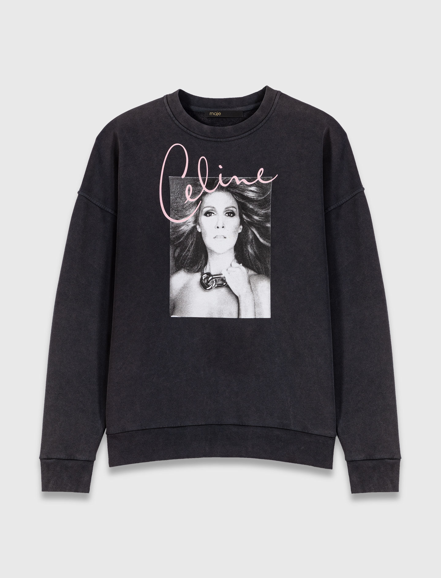 メイ Maje x Céline Dion sweatshirt Black / Gray for Women | Maje