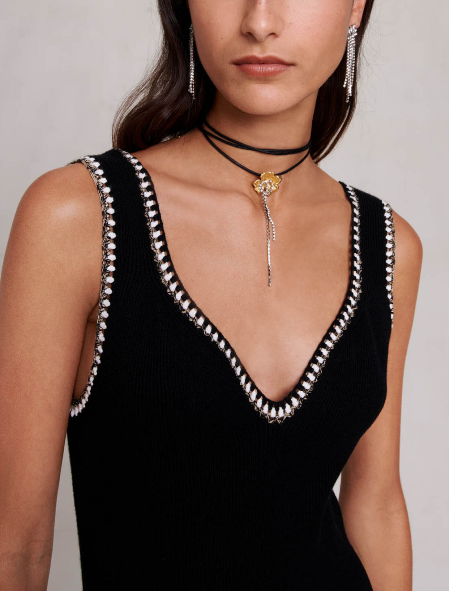 Knit maxi dress