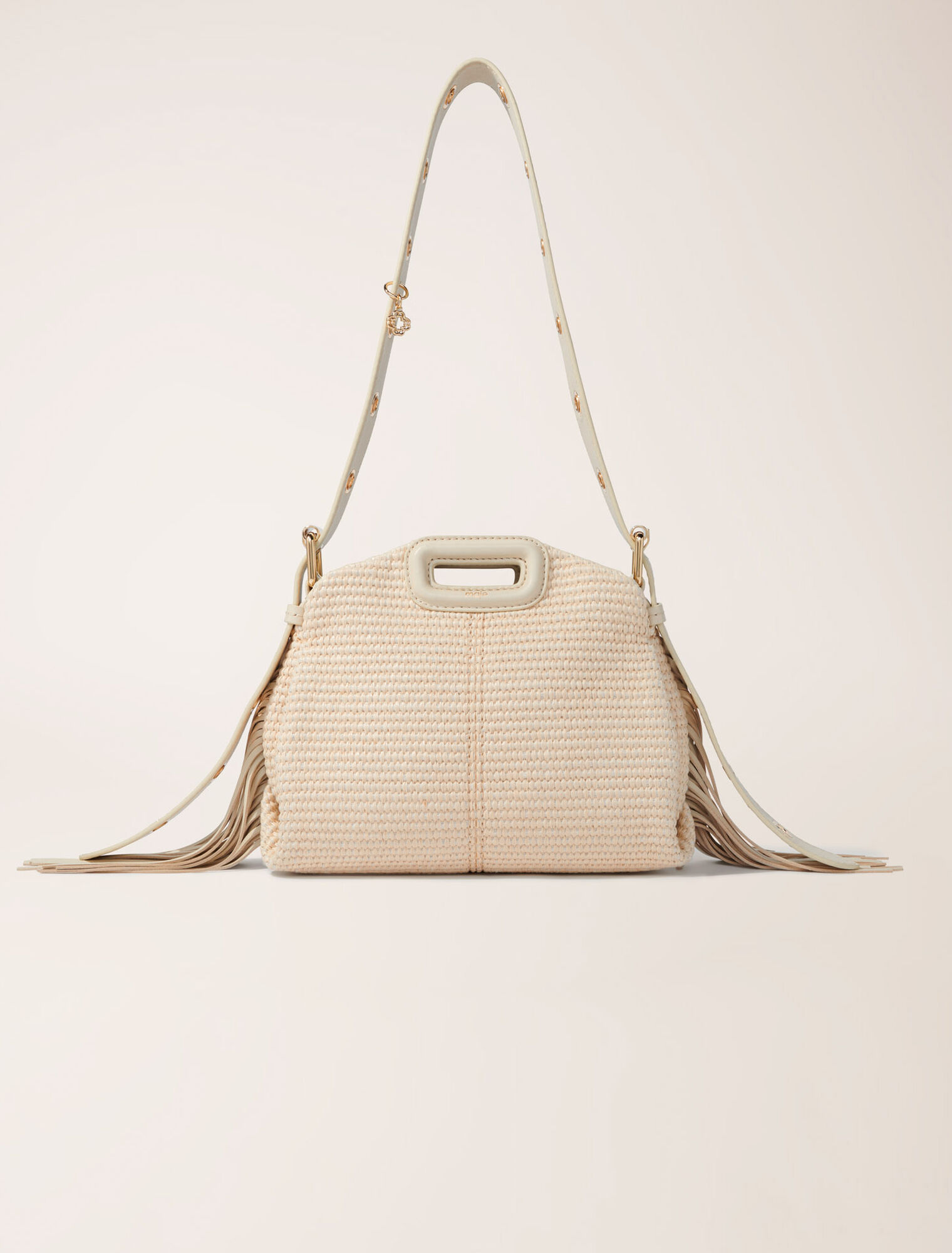 Raffia effect Miss M Mini bag