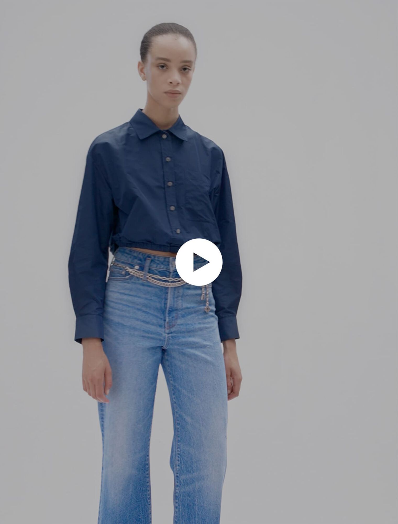 Cropped shirt