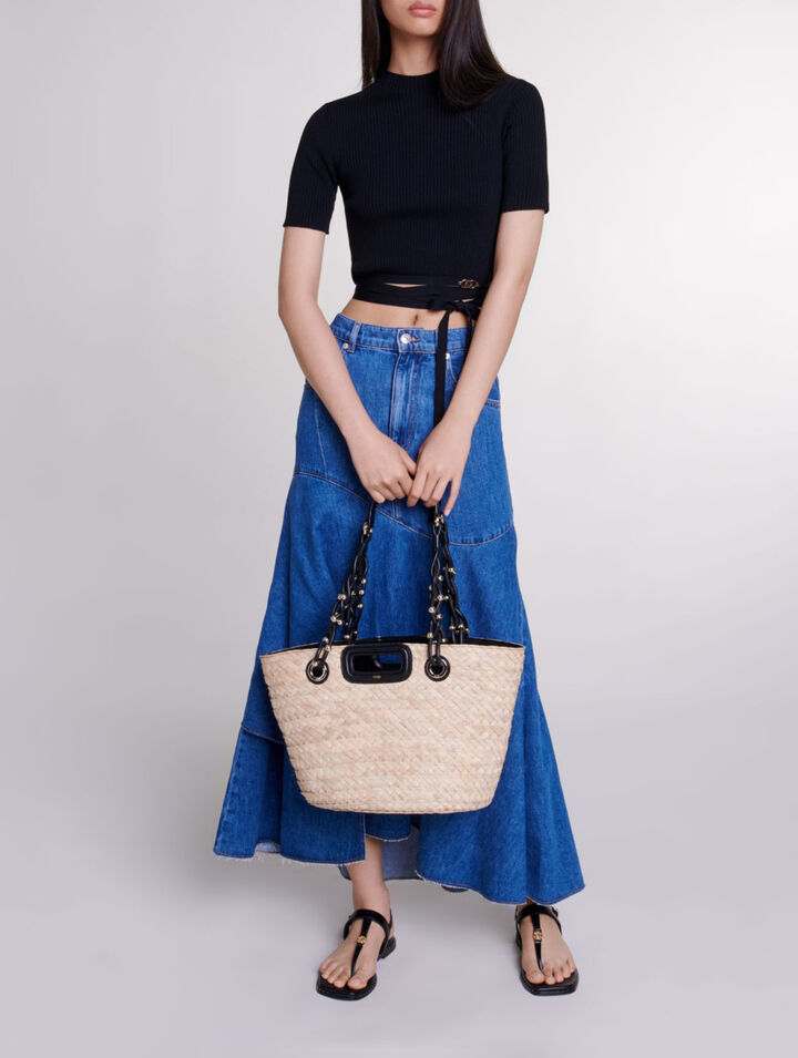 Criss-cross cropped top