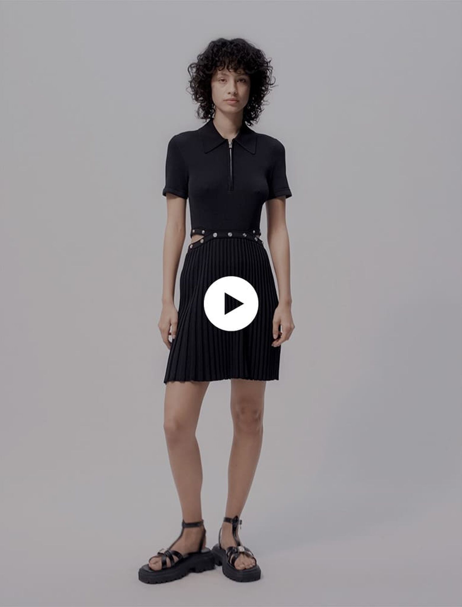 Short knit dress