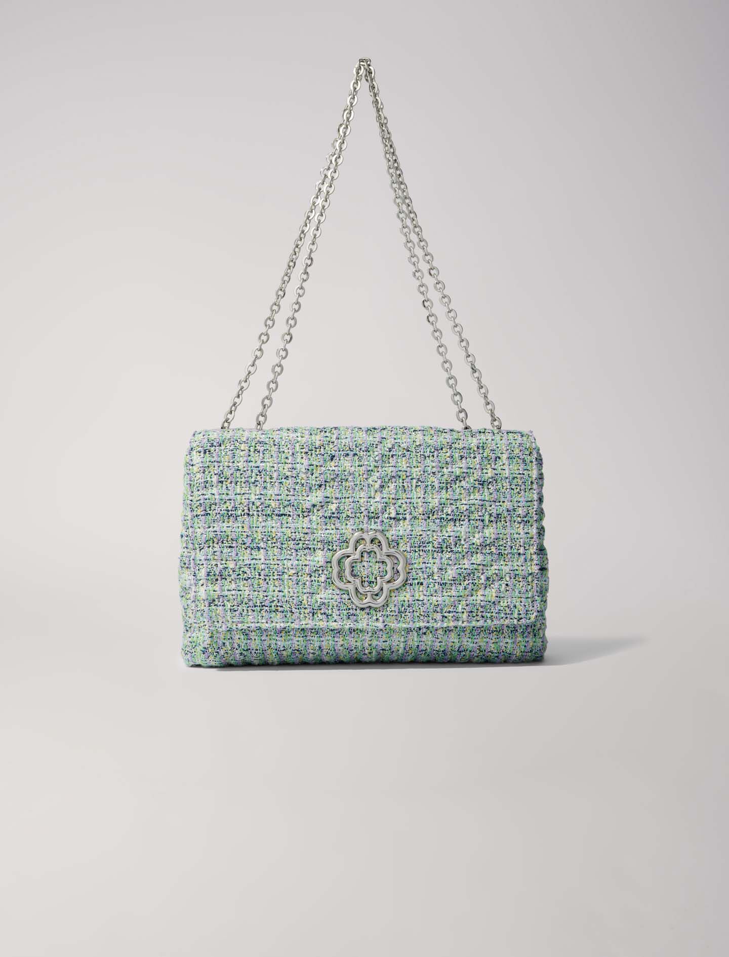 Tweed chain bag hot sale