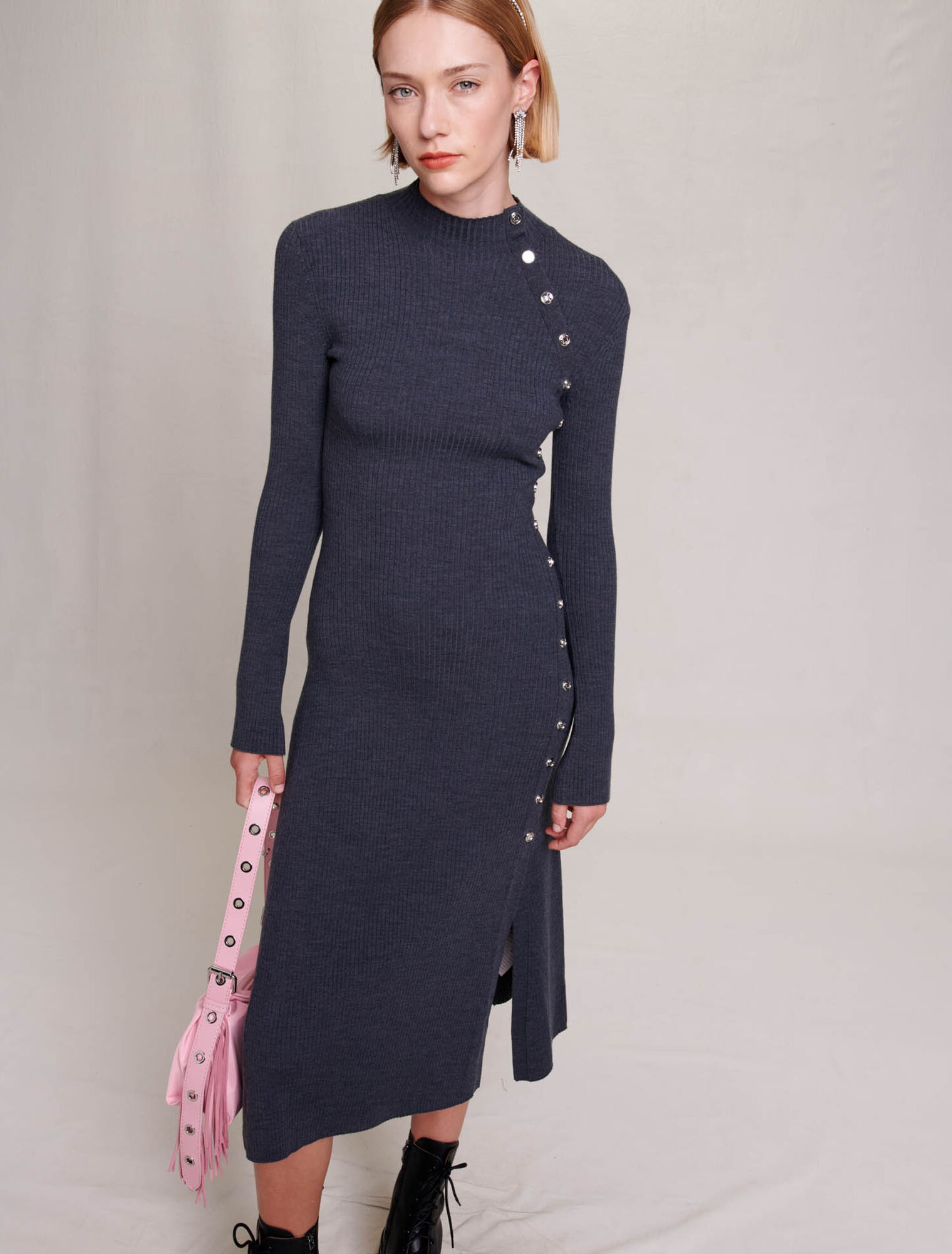 Knit maxi dress