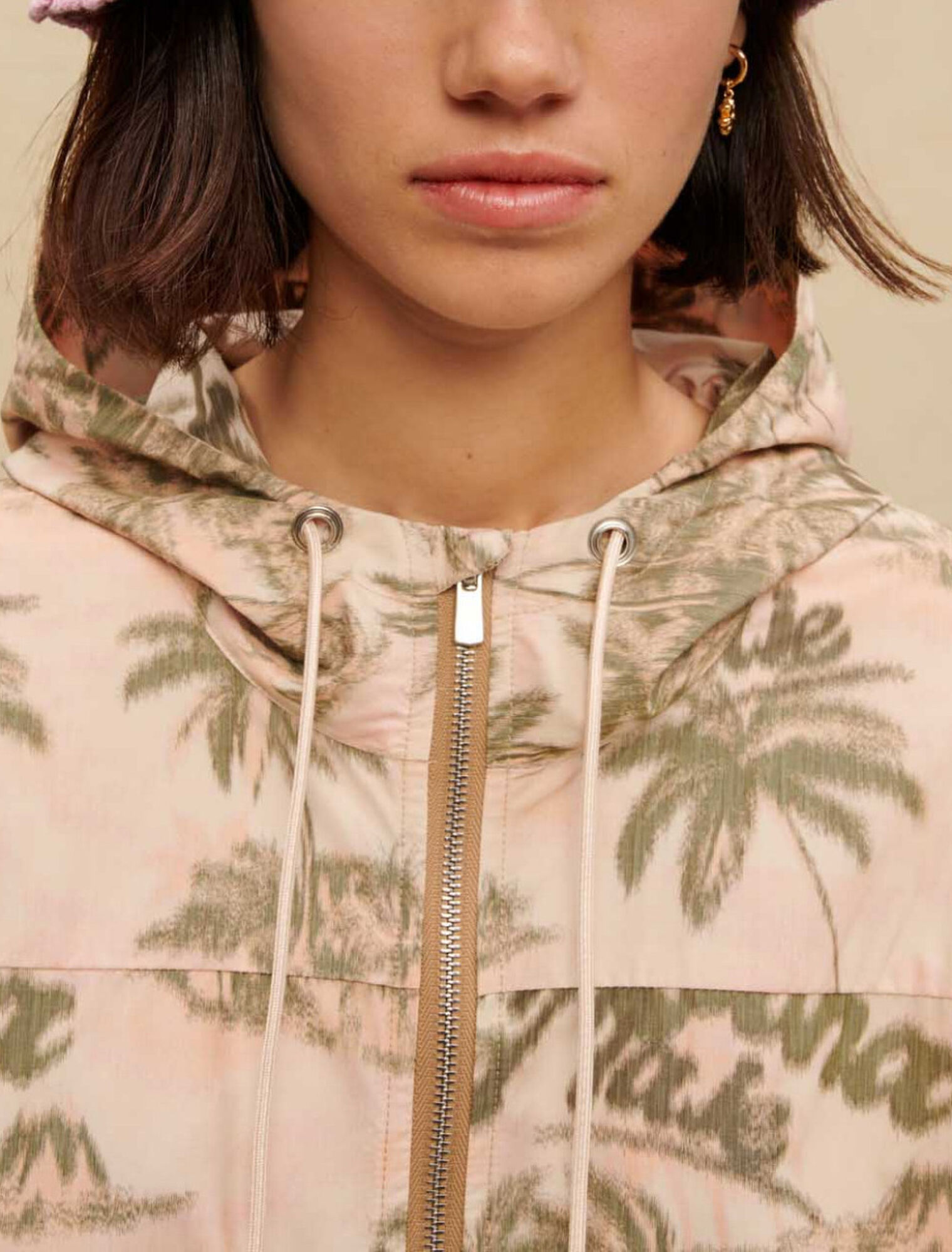 Palm-tree pattern jacket
