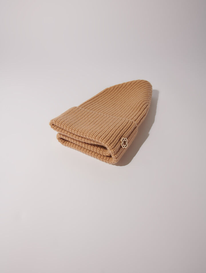 Wool and cashmere hat