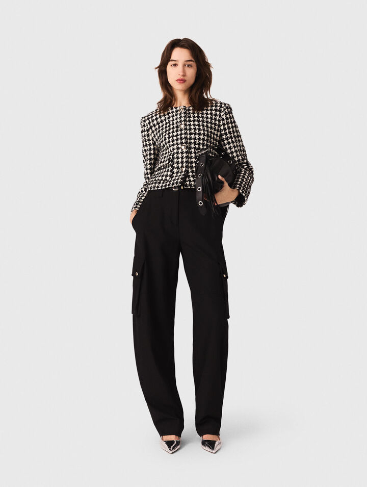 Short tweed jacket