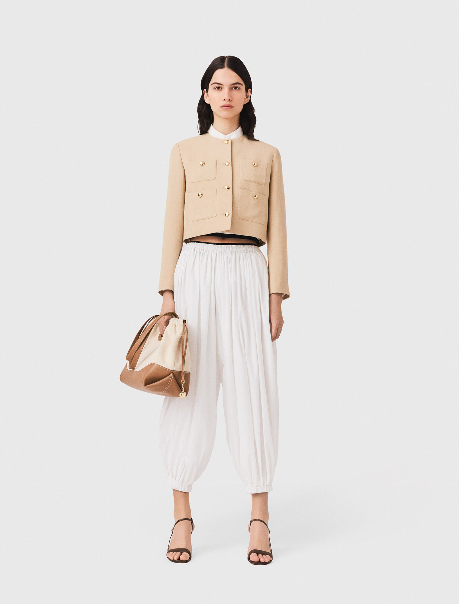 Harem cotton trousers