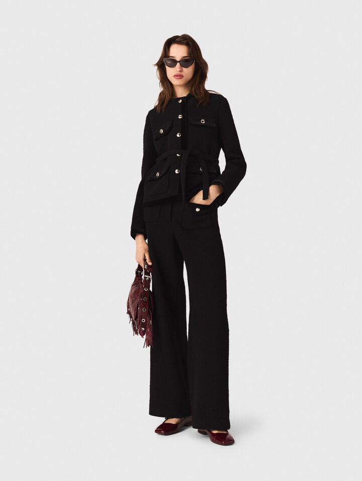 Long tweed jacket