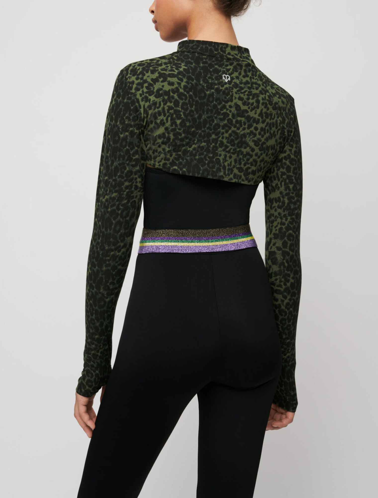 Printed mini crop top