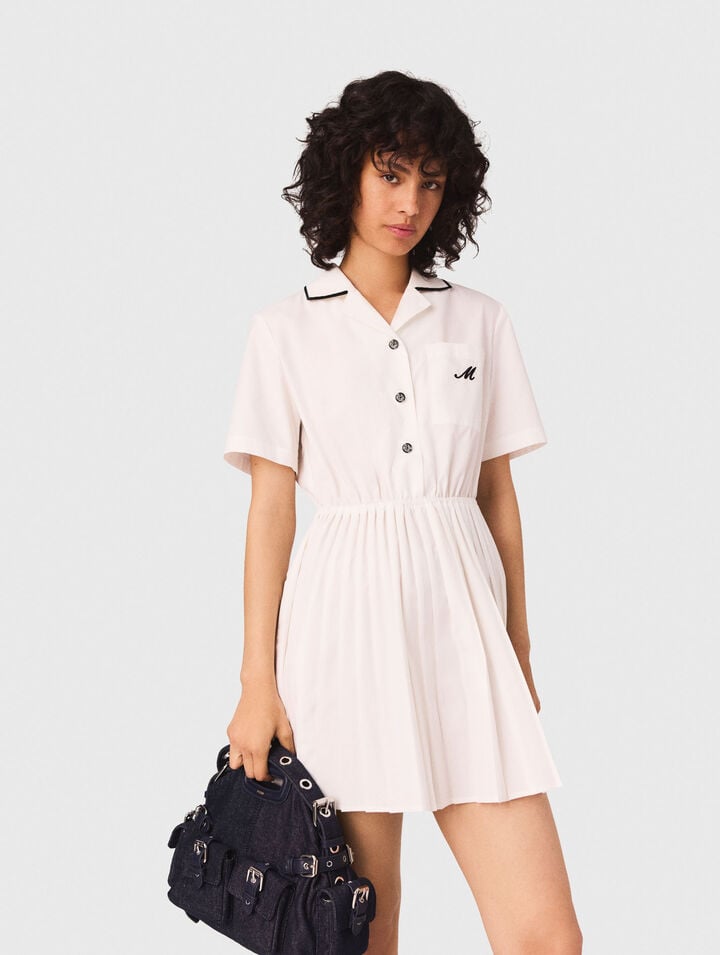 Short-sleeve shirt dress