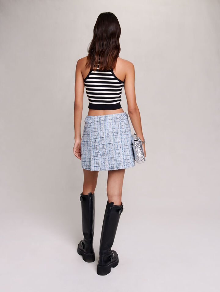Striped crop top