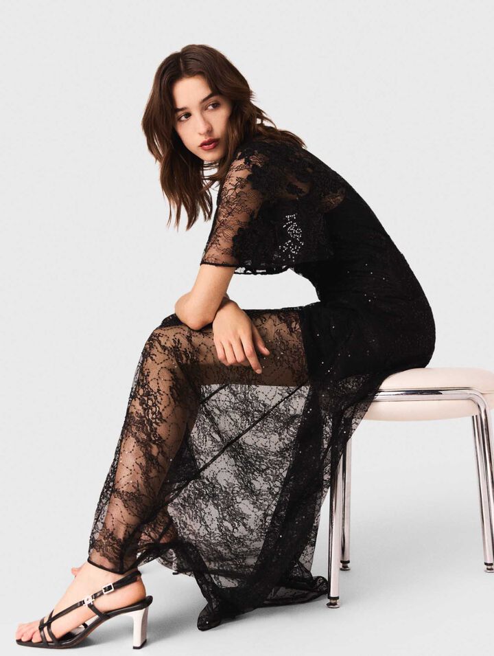Lace maxi dress