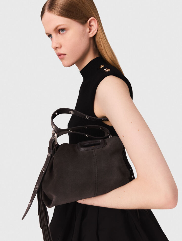Miss M mini suede bag