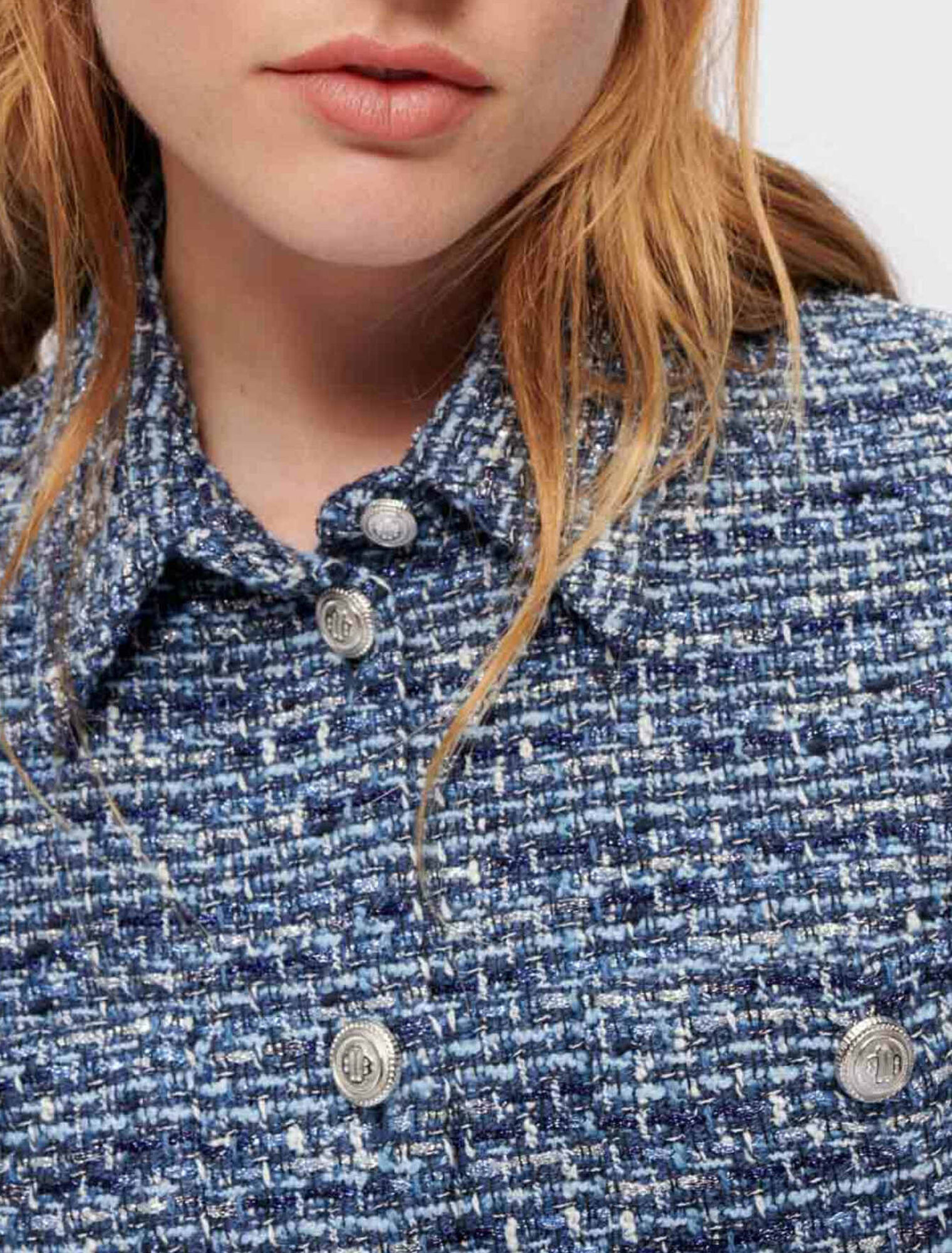 Marl tweed shirt