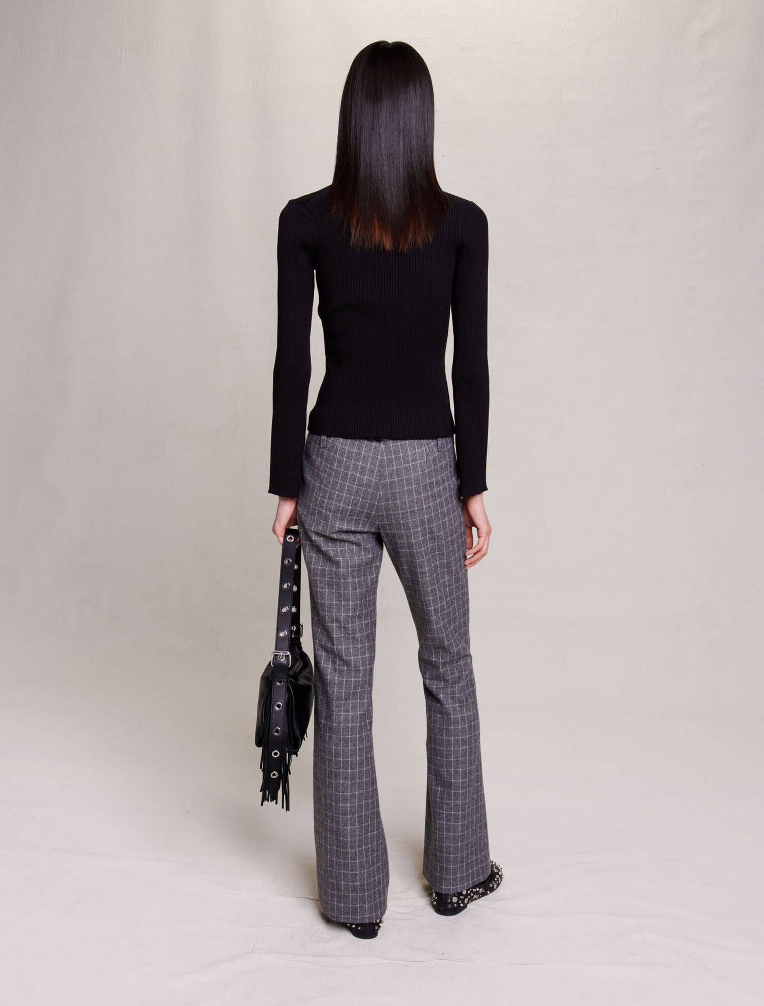Knit polo jumper
