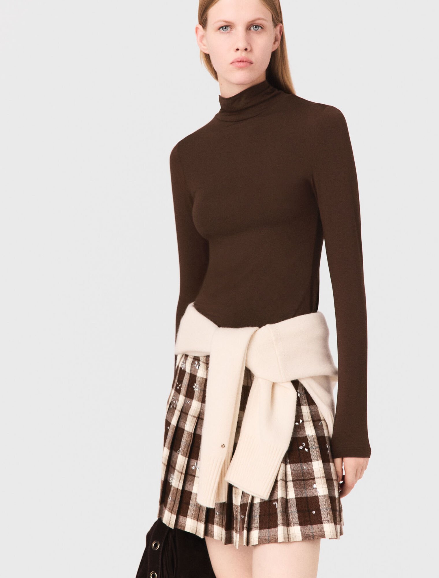 Roll neck T-shirt