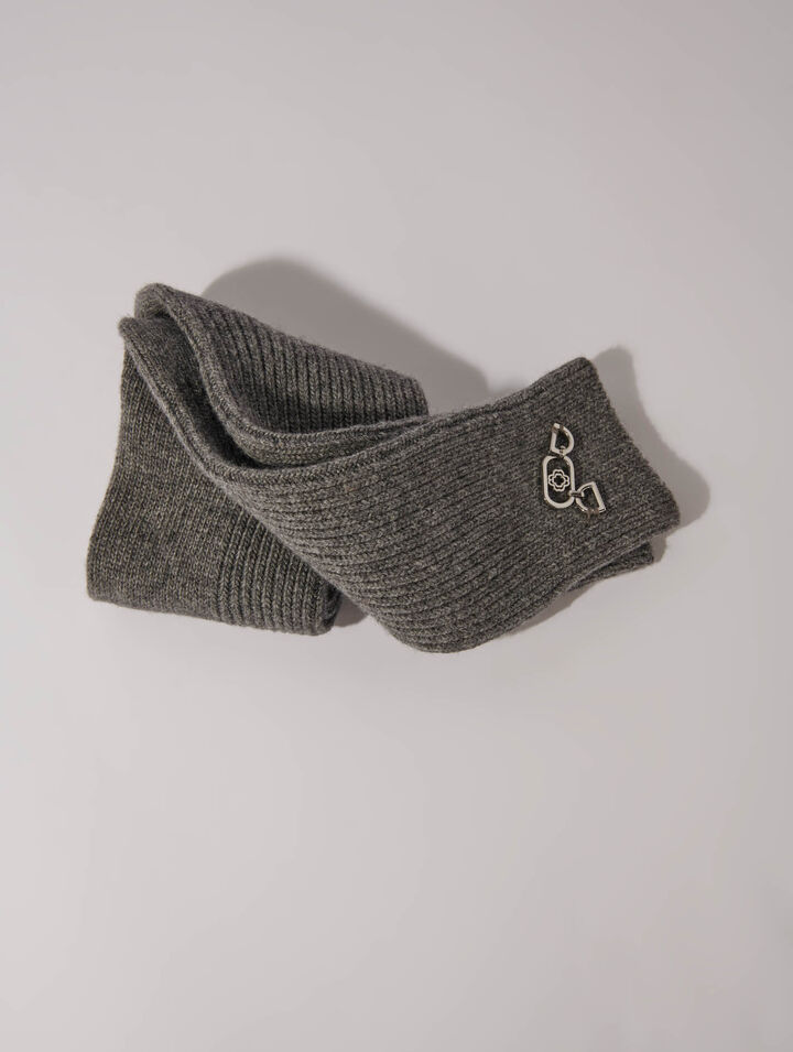 Wool blend socks
