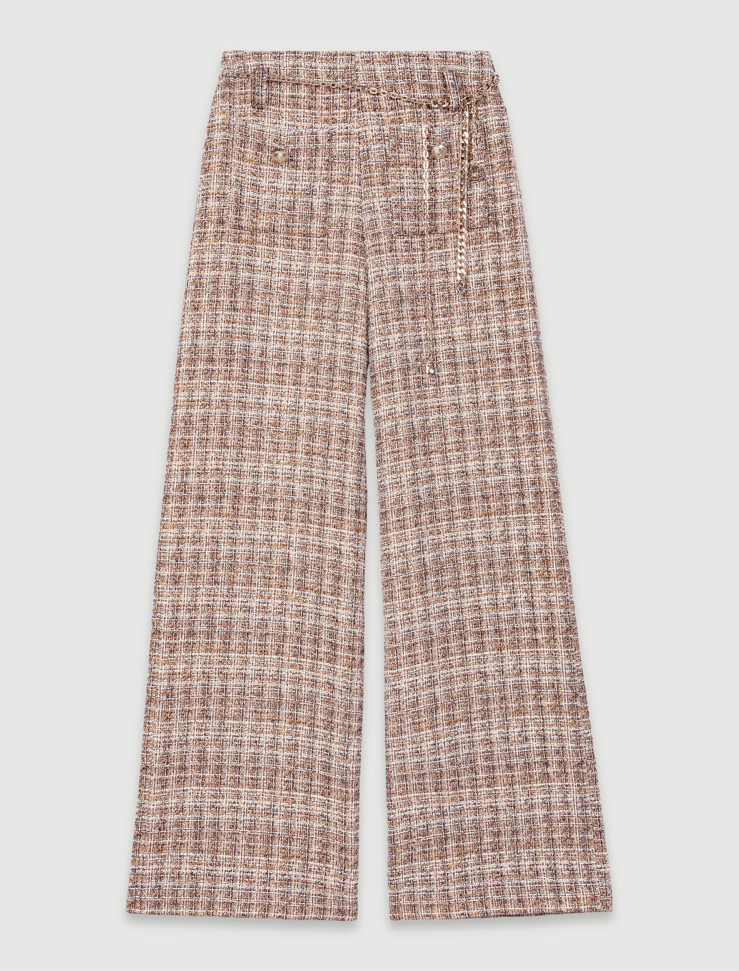 納得できる割引 trousers Tweed - Maje | trousers waist High パンツ
