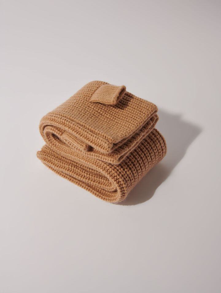 Wool and cashmere mittens