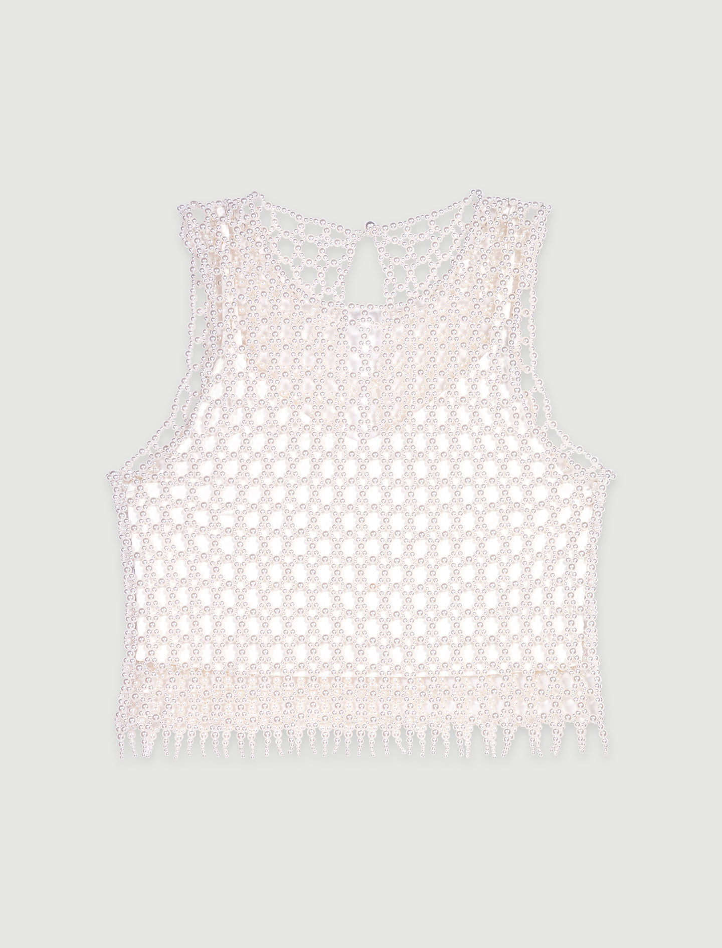 Beaded top - Tops | Maje
