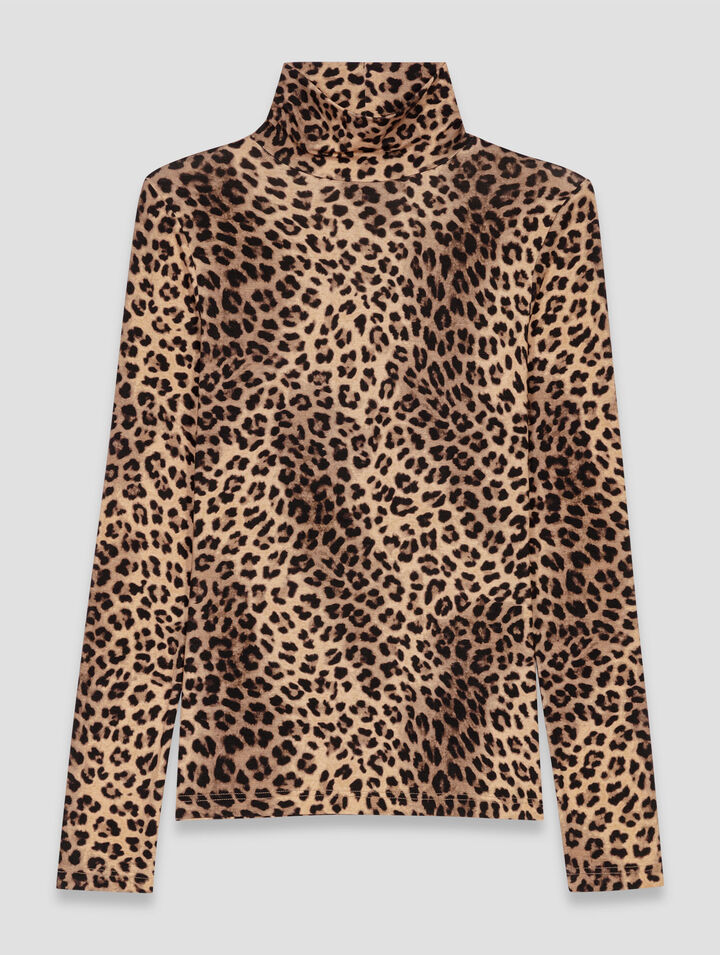 Leopard print T-shirt